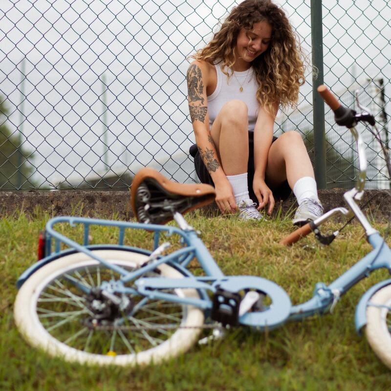 Bicicleta dobrável 6V Bambina Pastel Blue 6/6