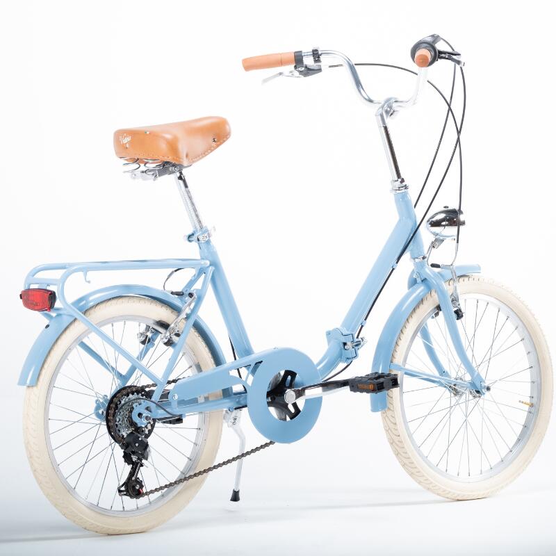 Bicicleta dobrável 6V Bambina Pastel Blue 3/6