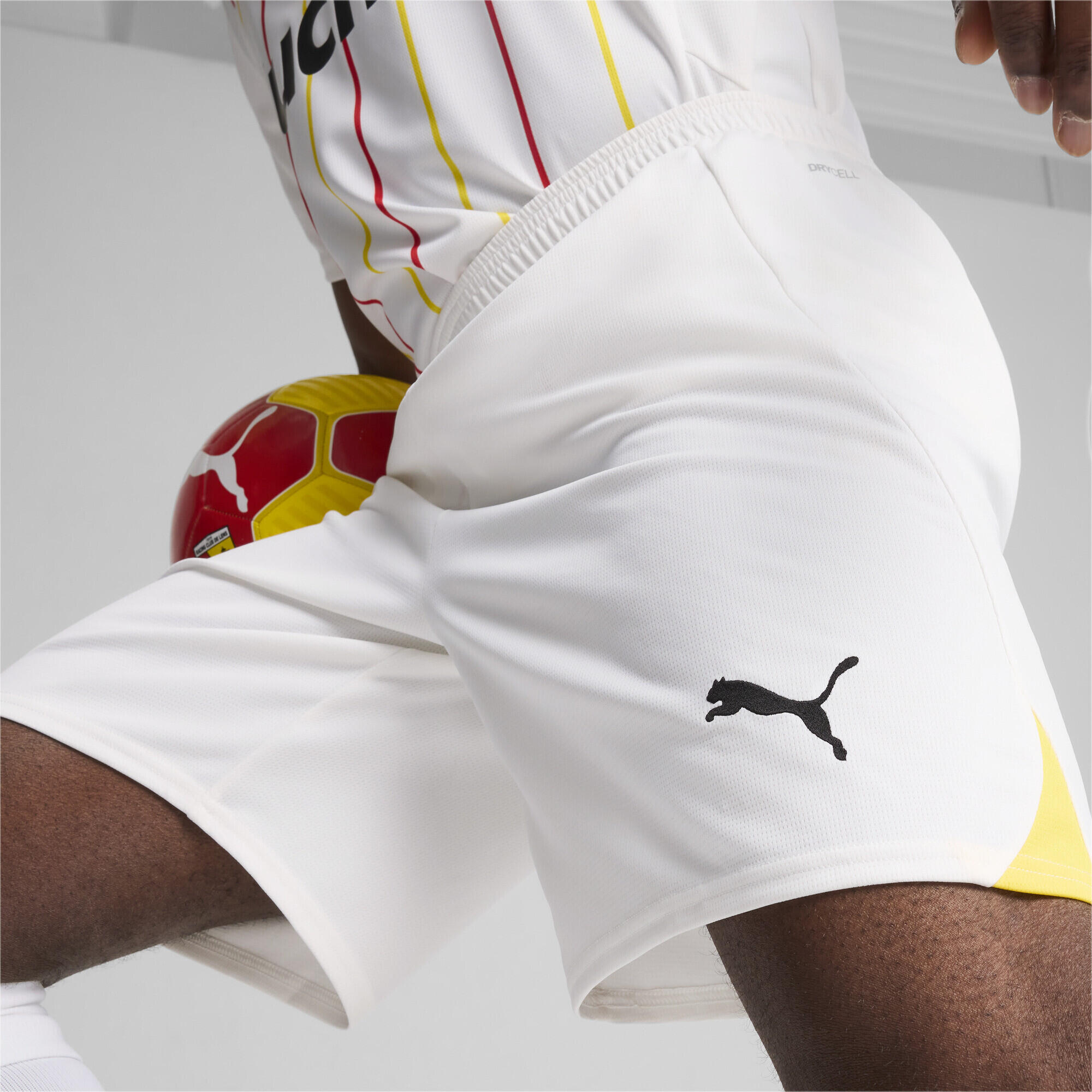 Shorts RC Lens 24/25 da uomo PUMA White Black 3/7