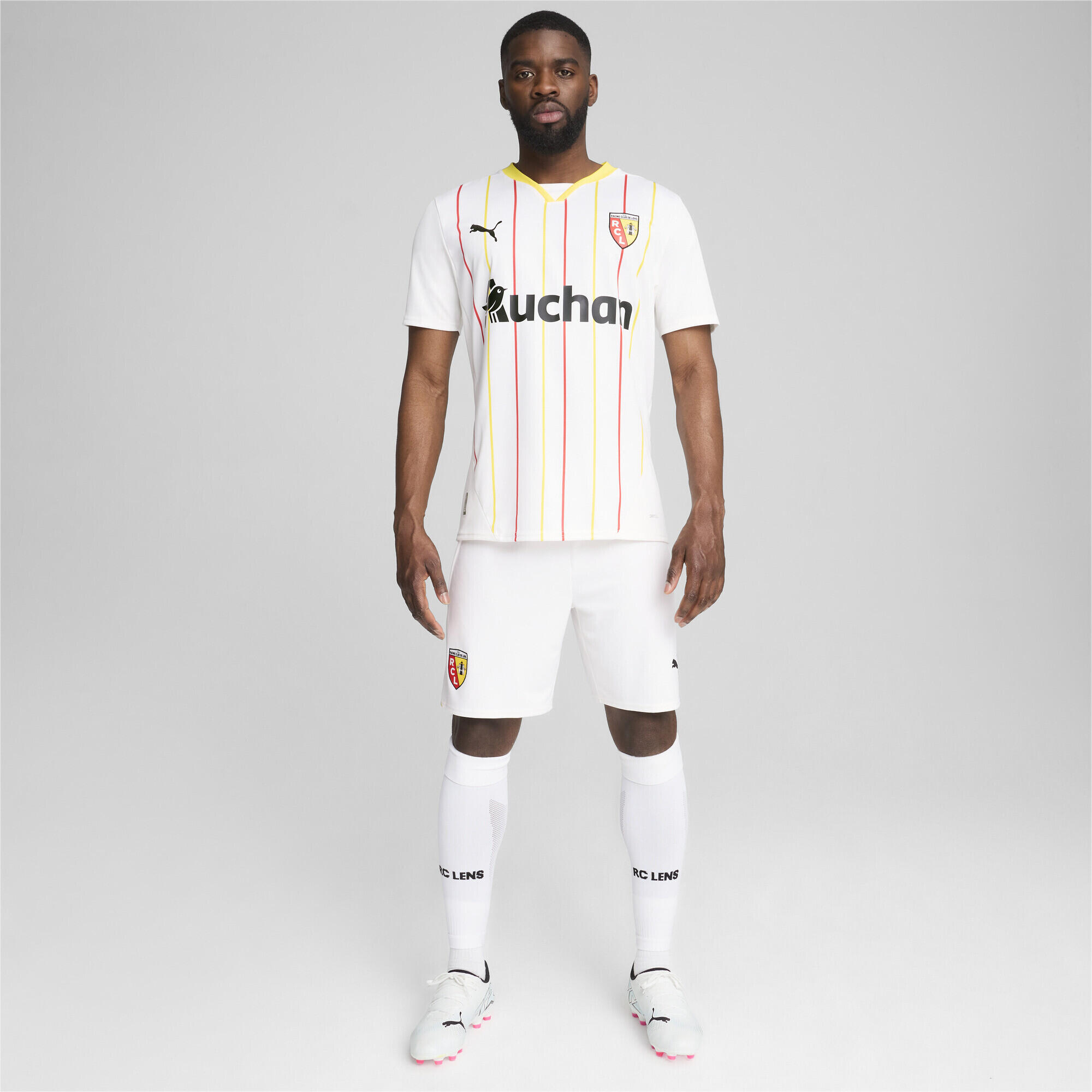 Shorts RC Lens 24/25 da uomo PUMA White Black 6/7