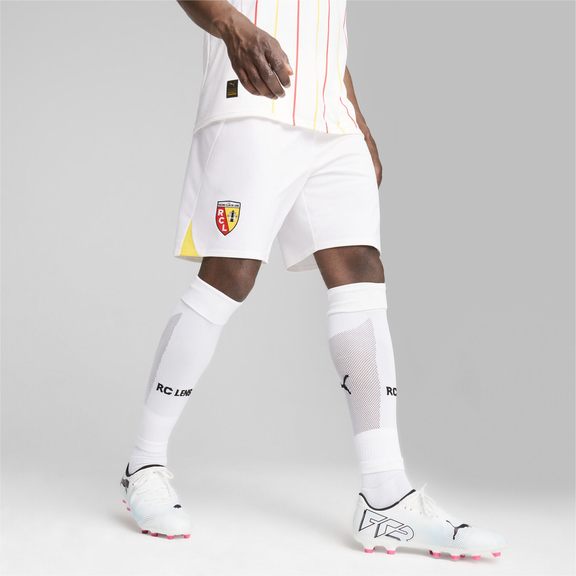 Shorts RC Lens 24/25 da uomo PUMA White Black 2/7