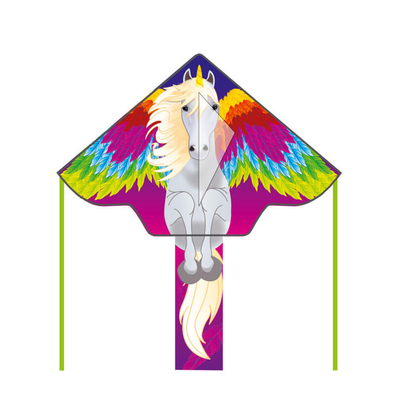 Children's kite HQ Simple Flyer 120 Pegasus 102151 Pink 120 x 75 cm