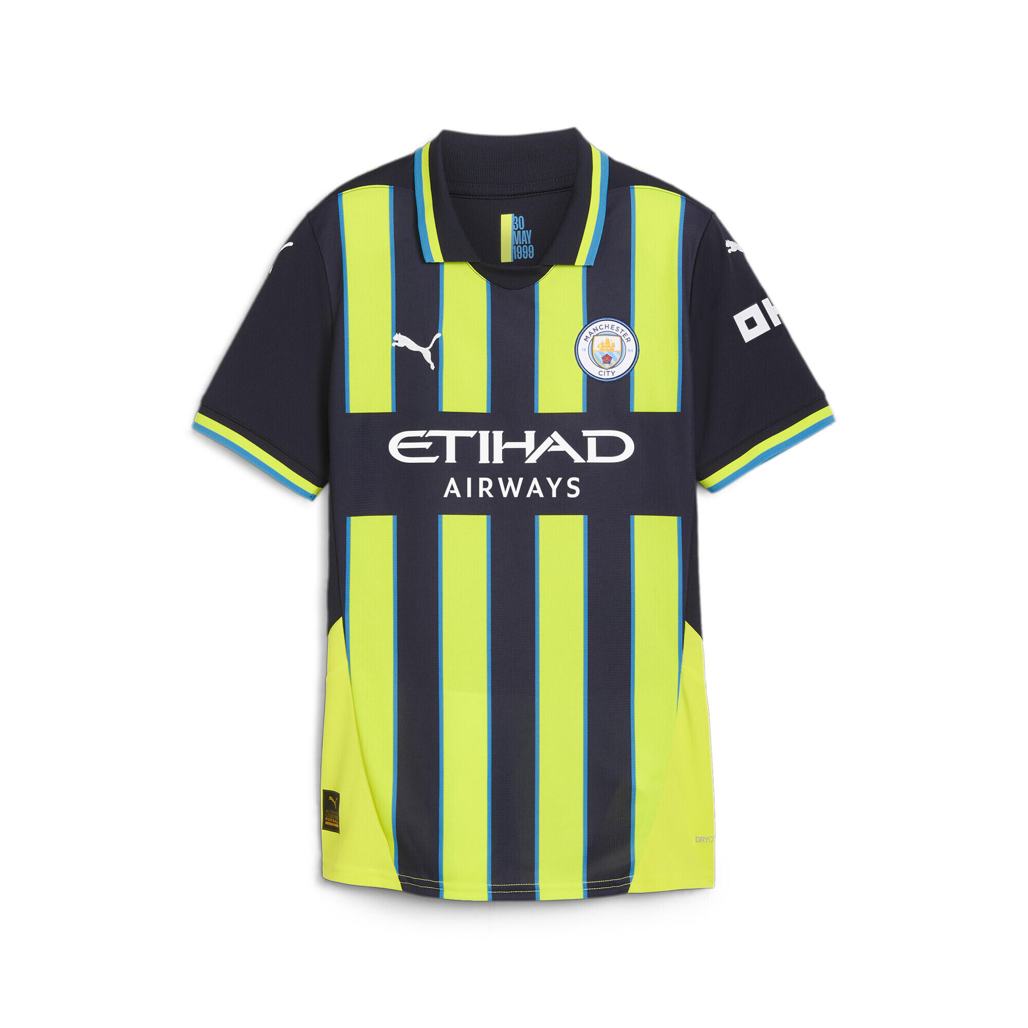 Maglia gara Away Manchester City 24/25 da donna PUMA New Navy Yellow Glow Blue |  Puma