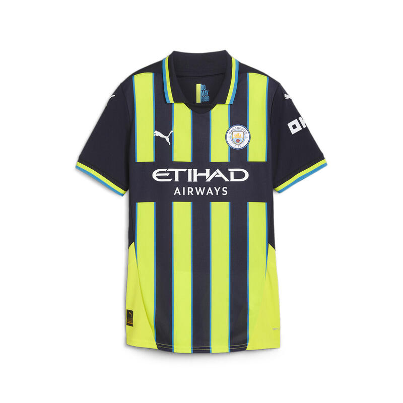 Maillot Away 24/25 Manchester City Femme PUMA New Navy Yellow Glow Blue