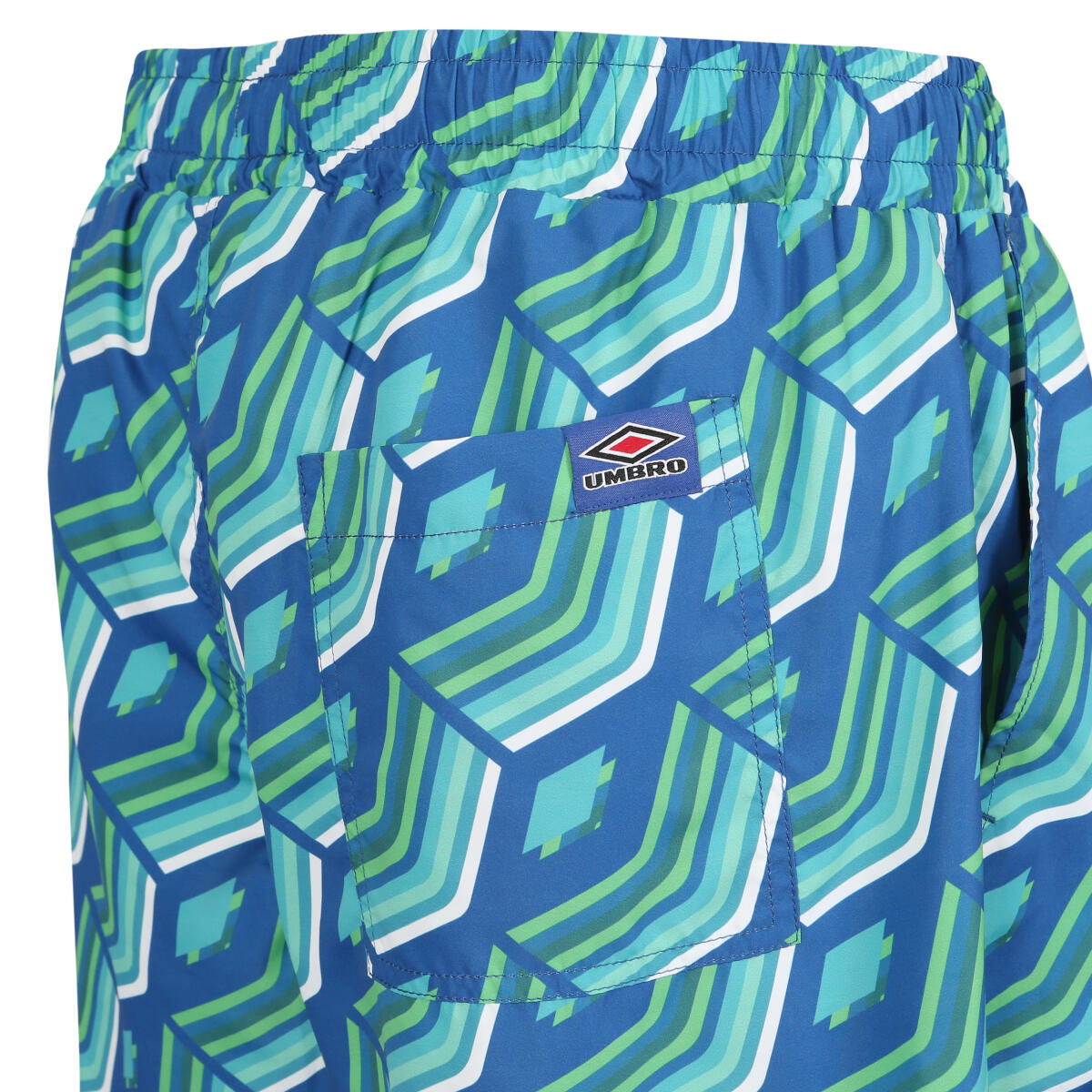 Costume da Bagno Uomo Umbro Quetzale Blu/Verde Stampa 3/3