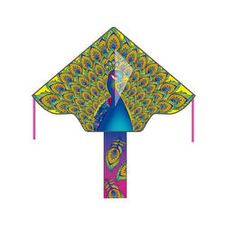 Cerf-volant Delta Paon - Hq - Monofil enfant prêt à voler