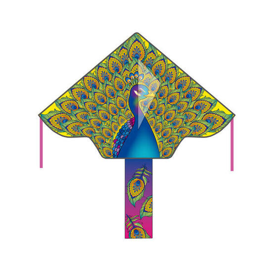 Latawiec dziecięcy HQ Simple Flyer 120 Peacock 102149 Zielony 120 x 75 cm