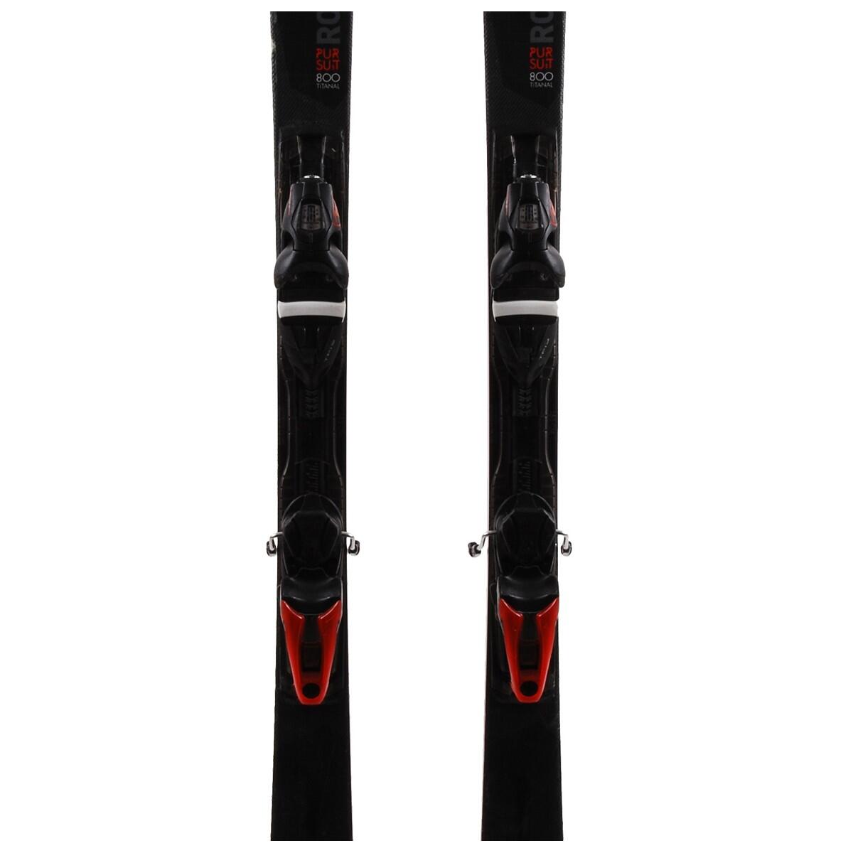 TWEEDEHANDS - Ski Occasion Rossignol Pursuit 800 Titanal + Fixations 3/4