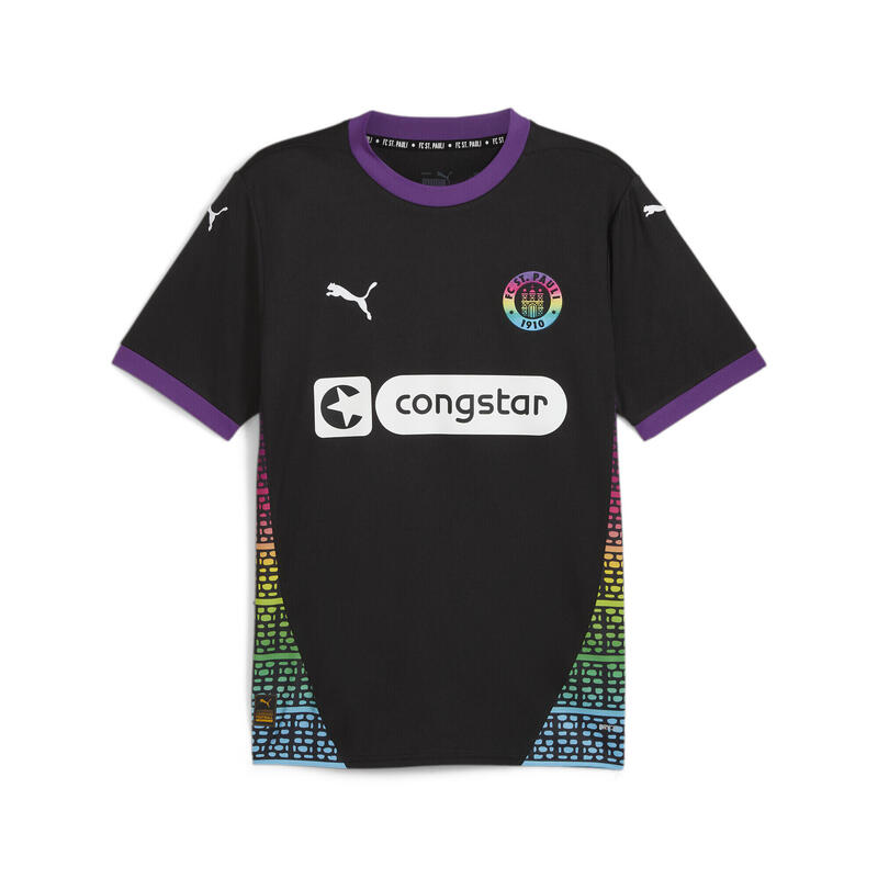 FC St. Pauli 24/25 Tricou al treilea Masculin PUMA Black White