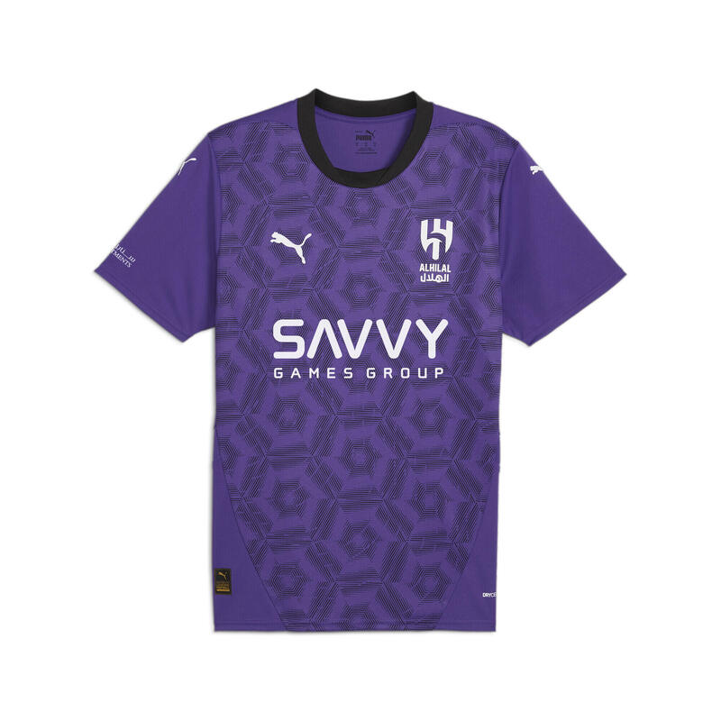 Pánksé fotbalové kraťasy Al Hilal Saudi F.C. 24/25 PUMA Team Violet Black Purple