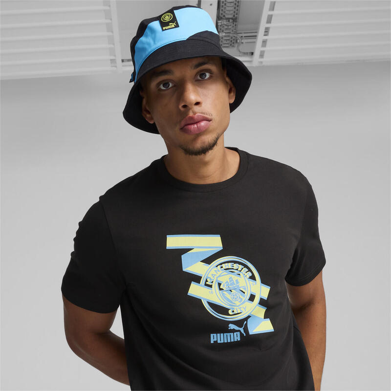Klobouk Manchester City ftblCULTURE+ PUMA Black Magic Blue