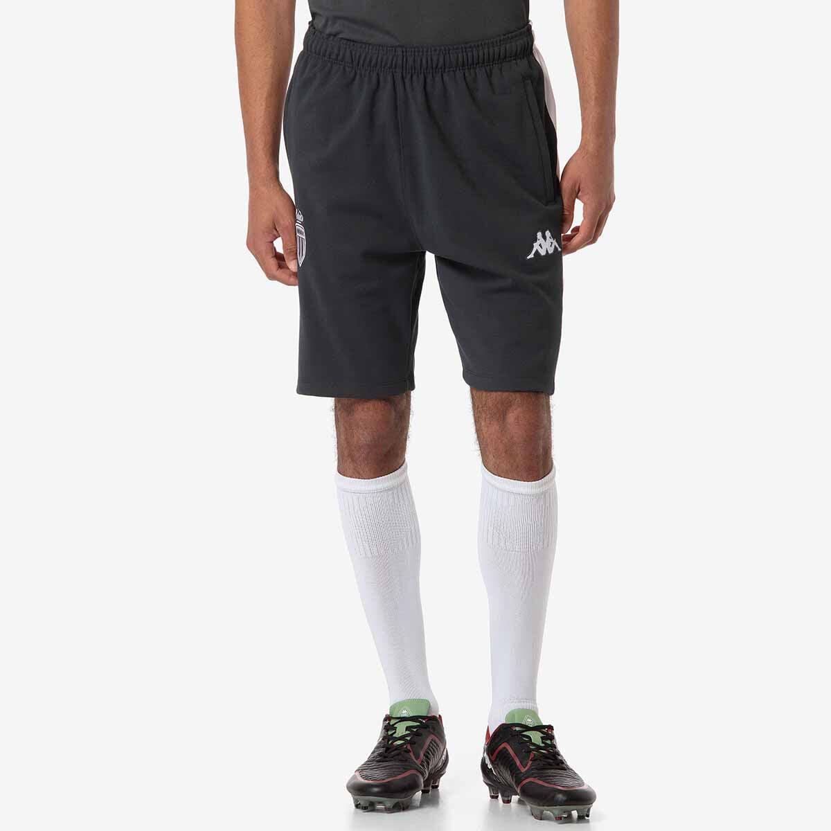 Kappa - Bermuda Alozip Homme As Monaco 24/25 - Short - Blanc|gris - 56 3xl - Decathlon