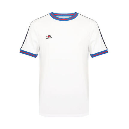 Camiseta Vintage Umbro Tape Regale Blanca/Azul para Hombre