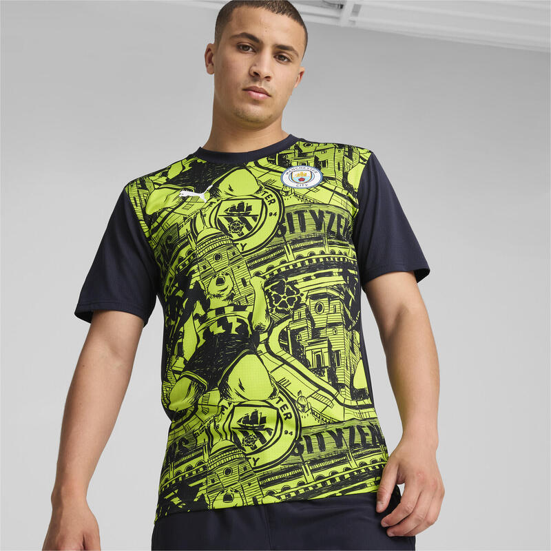 Tricou cu mânecă scurtă înainte de meci Manchester City, bărbați PUMA