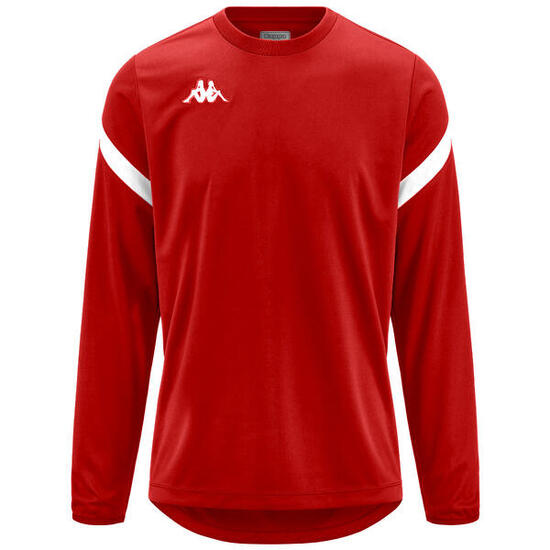 Sweatshirt manches longues homme Dolvano rouge