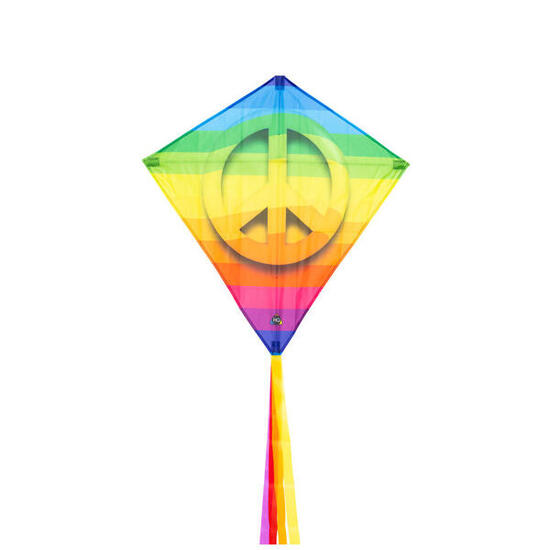 Cerf-volant Paix coloré - Hq - monofil enfant prêt à voler