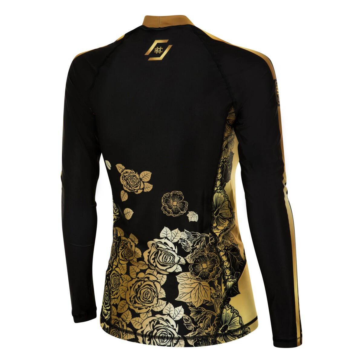 Longsleeve Rashguard für Damen MMA EXTREME HOBBY ROSE 2/5