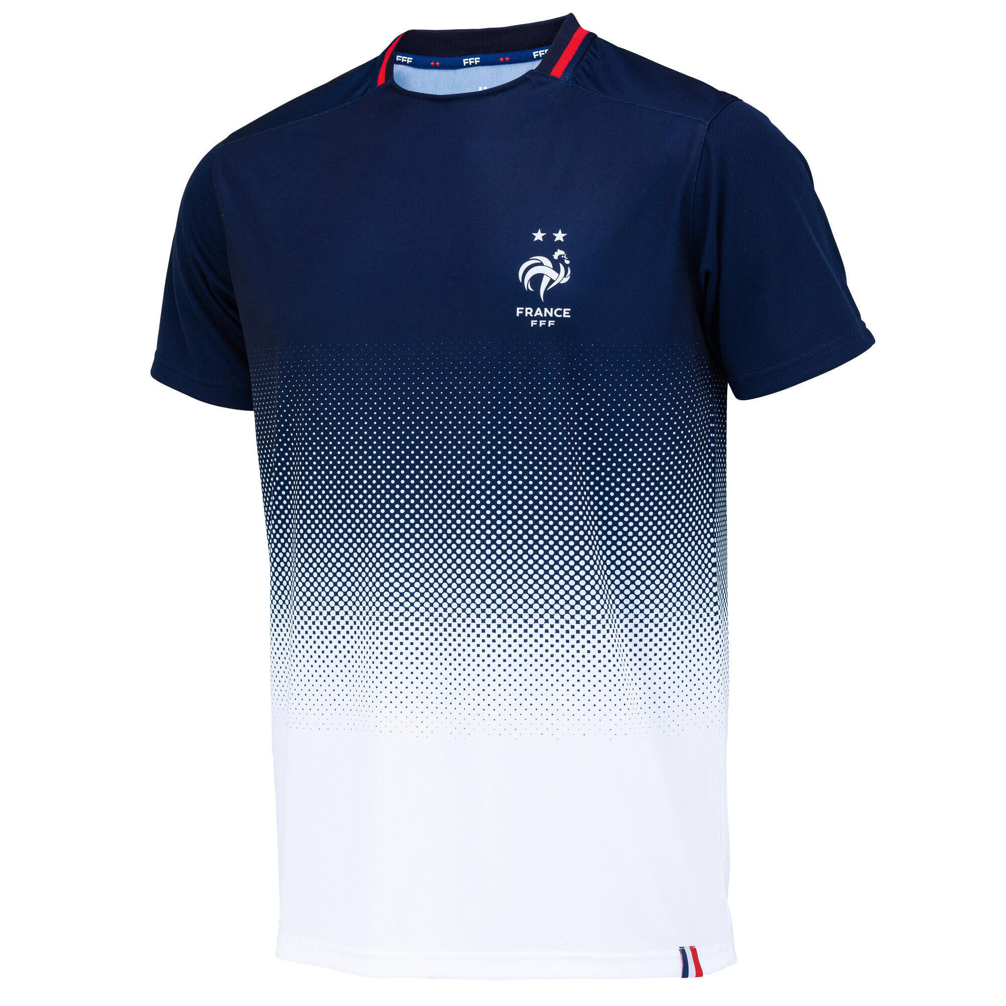 Fff - Maillot Fff - Collection Officielle Equipe De France Homme - Maillot Manches Courtes - Bleu - 38 S - Decathlon