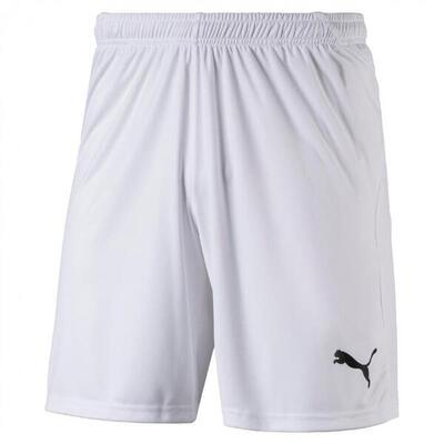 Puma liga heren short wit/zwart