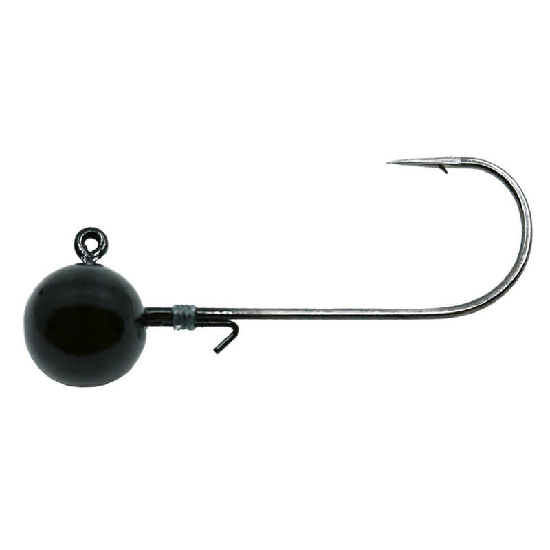 Stucki TUNGSTEN Jig-Head BLACK 7.2g # 3/0 (X3)