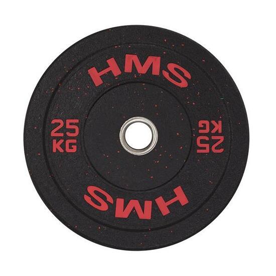 Disque Bumper - Disque Olympique - 25 kg - Gris