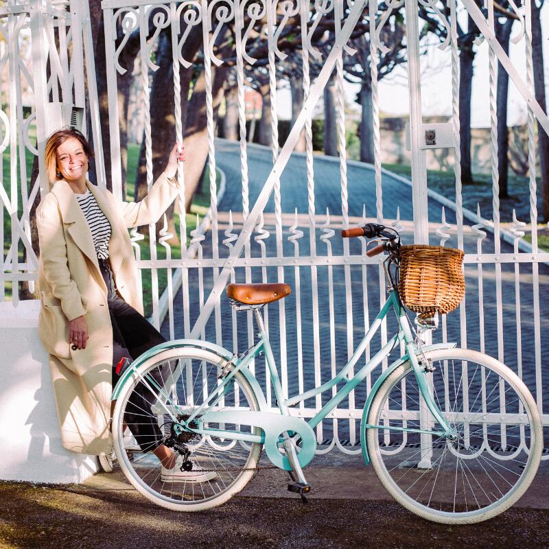 Bicicleta de paseo Capri Valentina Aquamarina 6V
