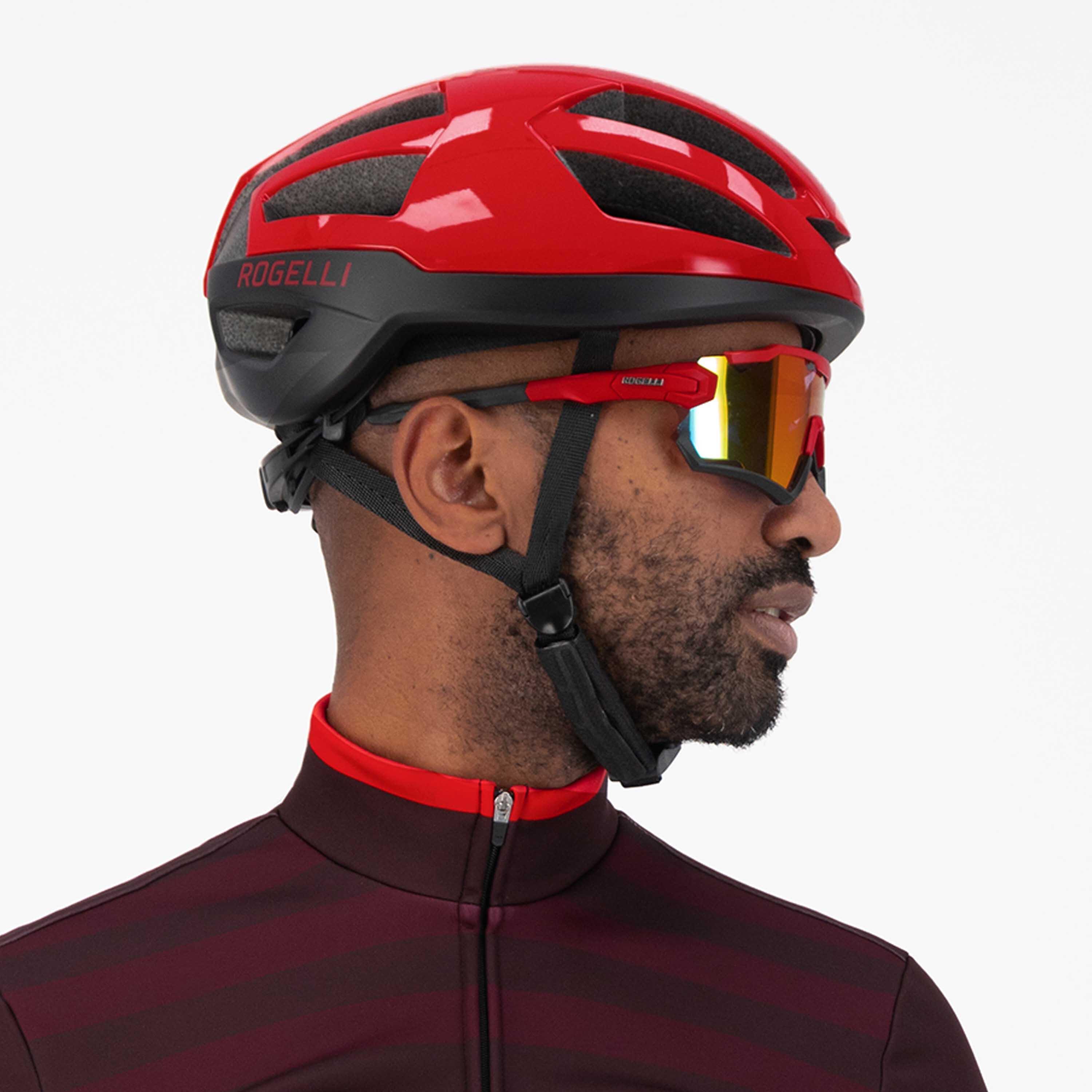 Kask rowerowy Rogelli PUNCTA z błyszczącą powierzchnią 4/7