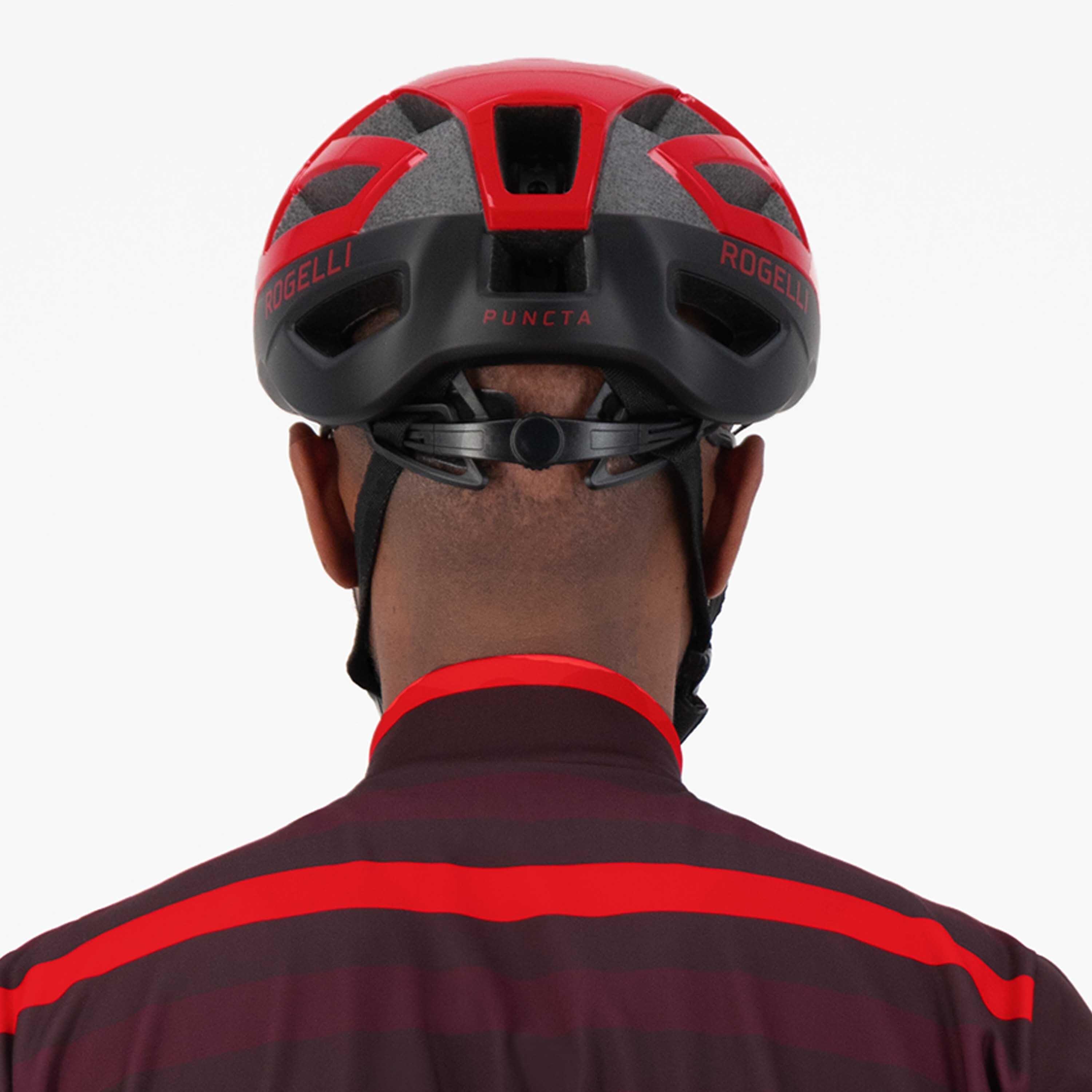 Kask rowerowy Rogelli PUNCTA z błyszczącą powierzchnią 5/7