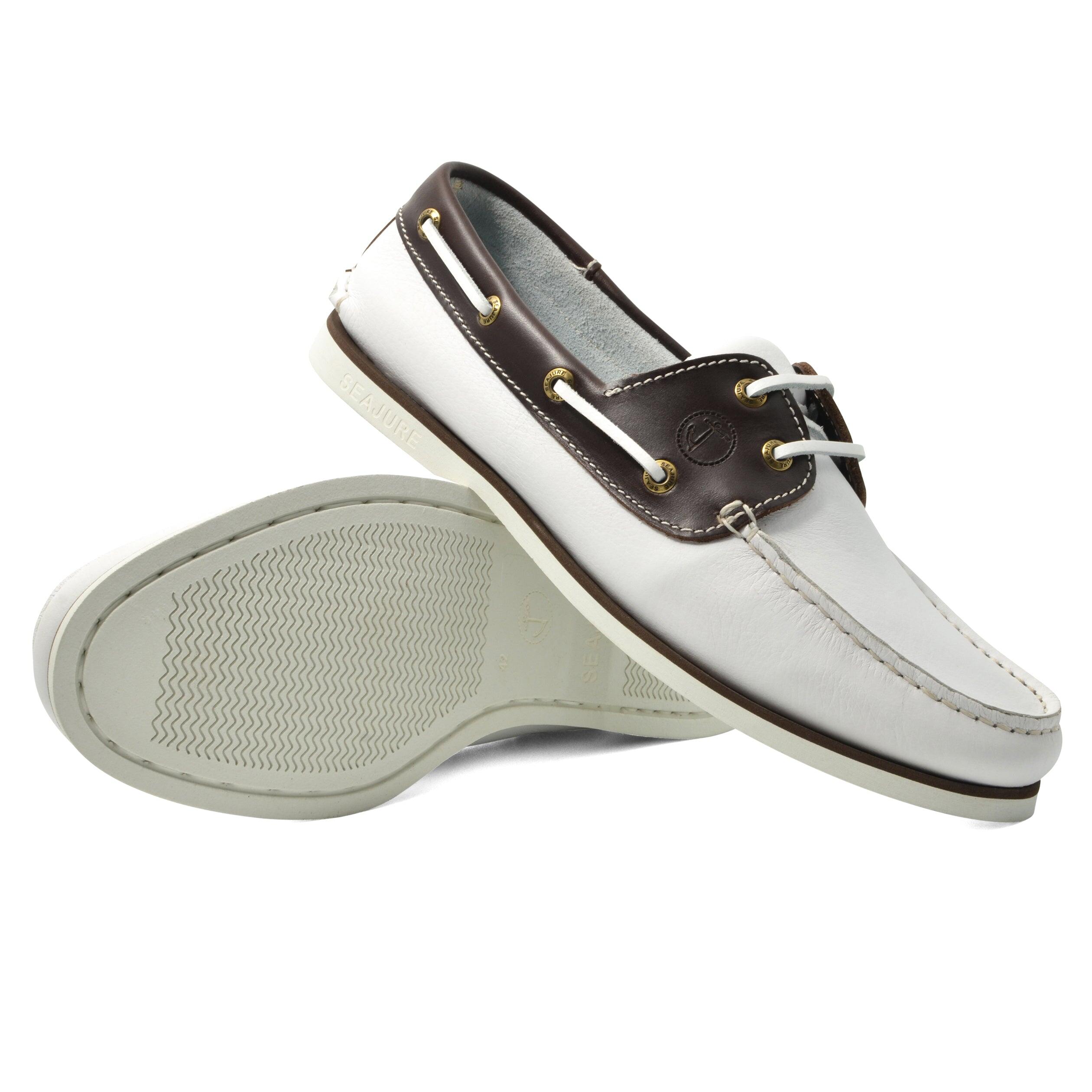 Bootschoenen Nungwi Heren Wit en Bruin Leer 2/5