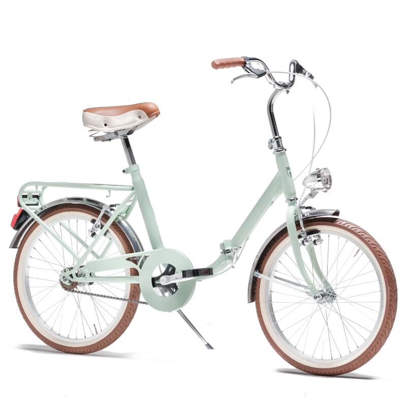 Bicicleta dobrável Bambina Verde Pastel 2/4