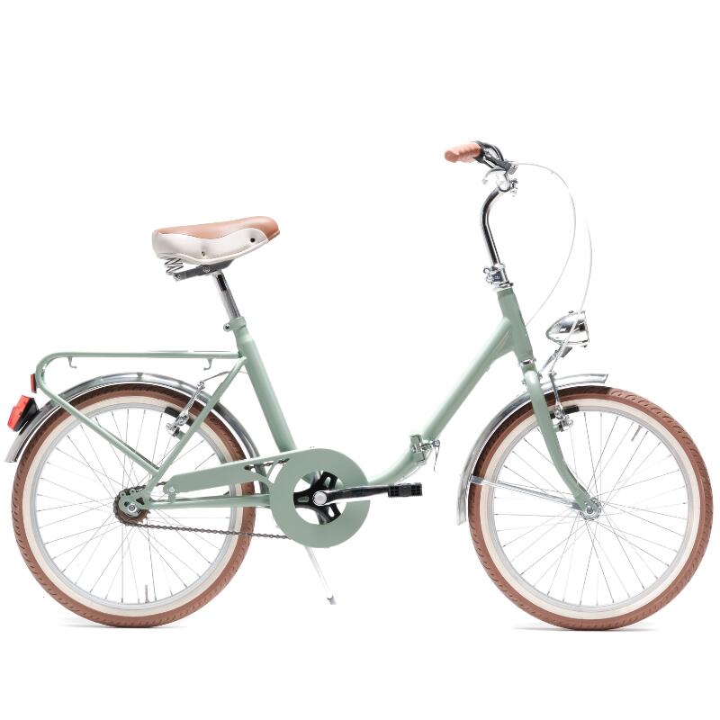 Bicicletta pieghevole Bambina Verde pastello