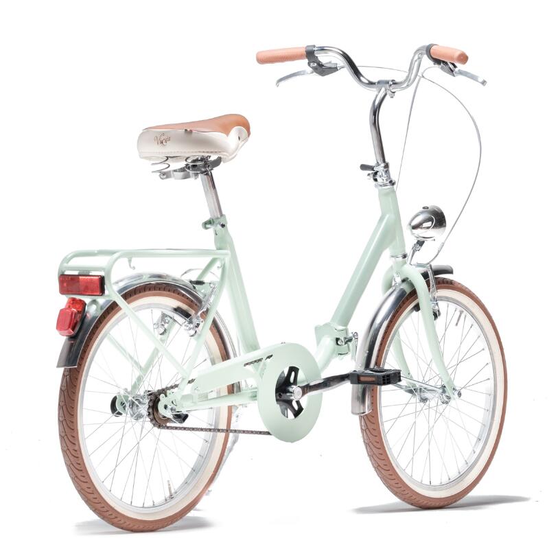 Bicicleta dobrável Bambina Verde Pastel 3/4