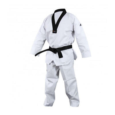 Dobok met zwarte kraag adidas "champion ii