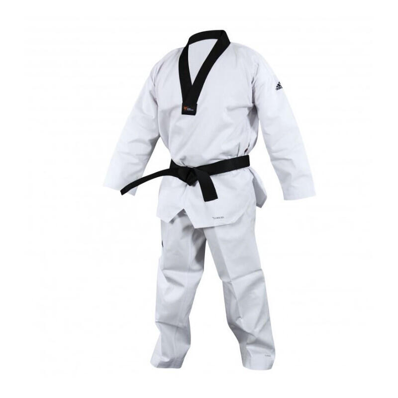 Adidas - Dobok Adidas Taekwondo Col Noir Champion Ii - Kimono - Blanc - 210 Cm - Decathlon