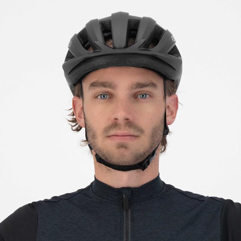 Casque de vélo pour vélos de course - Adultes - Noir - Ferox II