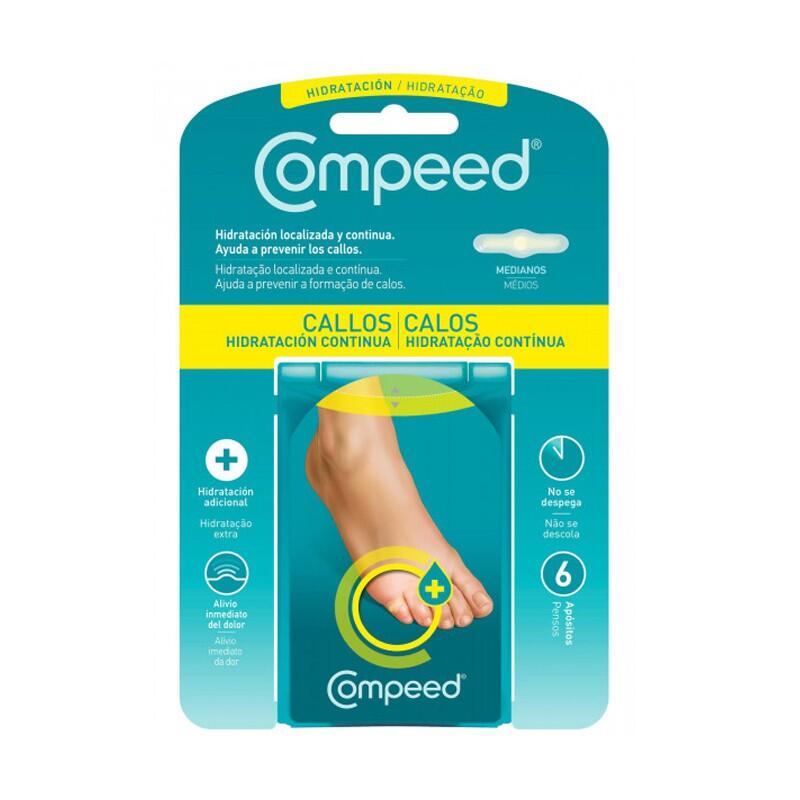 COMPEED Callos Hidratación Continua 6 Apósitos