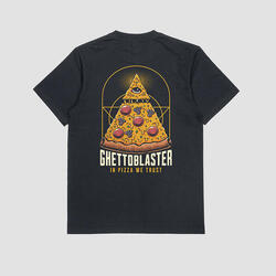 T-shirt unisex Ghettoblaster Pizza Trust black