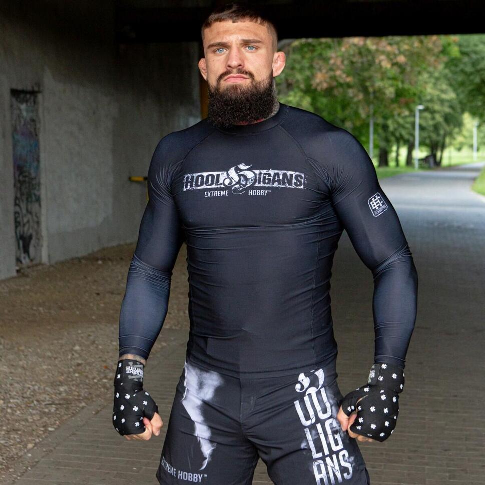 Koszulka sportowa męska Rashguard do MMA EXTREME HOBBY HOOLS