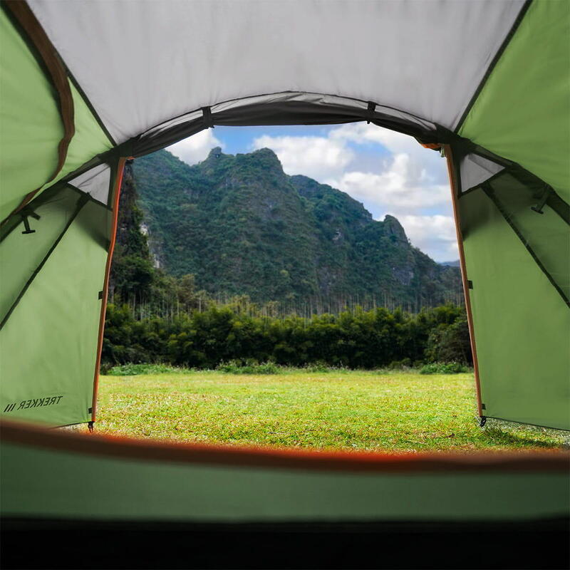 Cort Camping Trekker III 3 Persoane 3000mm Nils Camp NC6312