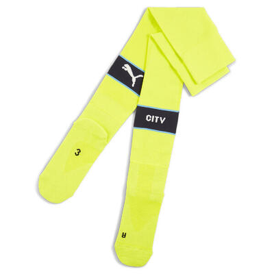 Manchester city sokken met print voor heren puma yellow glow
