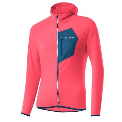 Maglia tecnica a maniche lunghe da donna W Hoody FZ Sunrize - Rosa