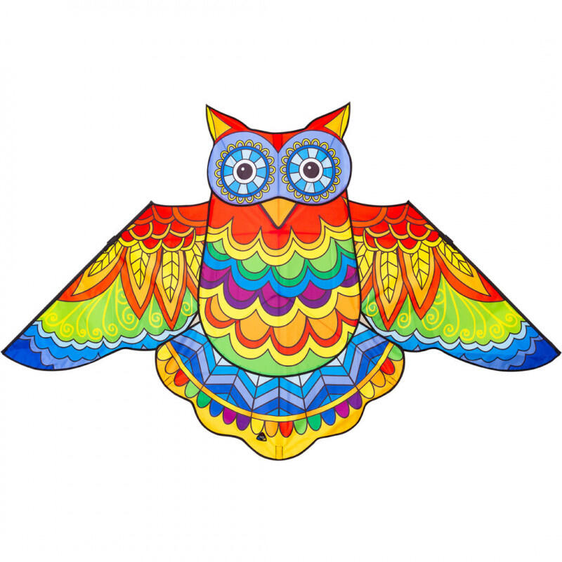 Pipa infantil HQ Jazzy Owl 105103 Arco-íris 145 x 85 cm 2/5