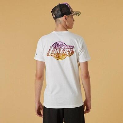 T-shirt met korte mouwen los angeles lakers