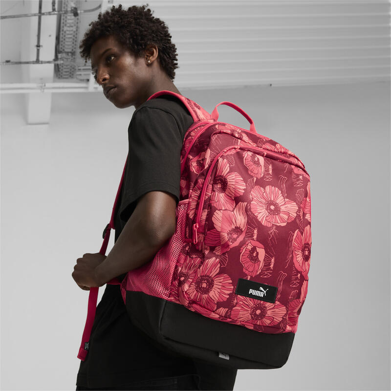 PUMA Academy rugzak PUMA Intense Red Floral Aop