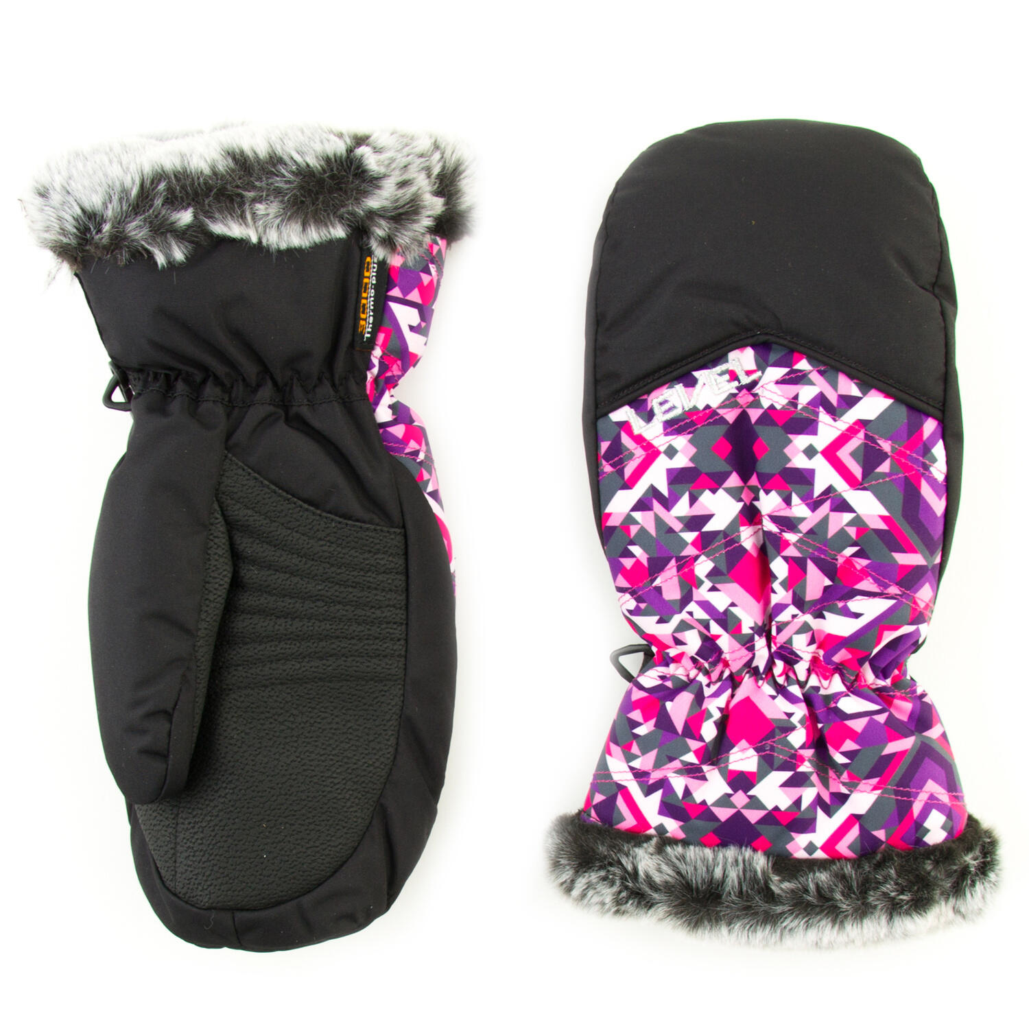 Level Jolie Teen Teen Mitt Kids Ski Gloves 3/4