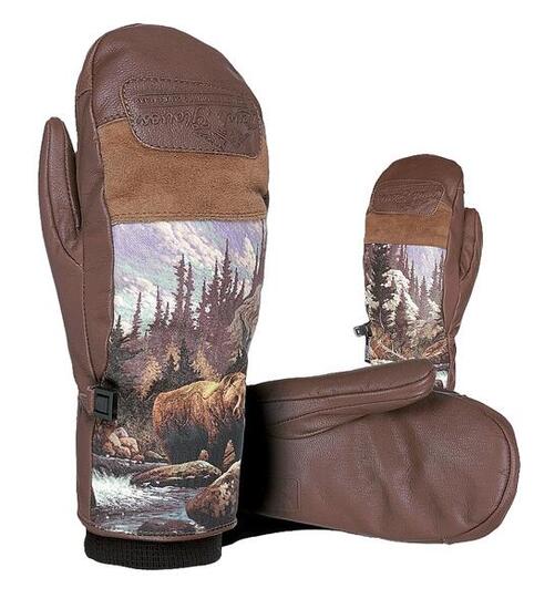 Herren-Skihandschuhe Level Joker Mitt Pattern