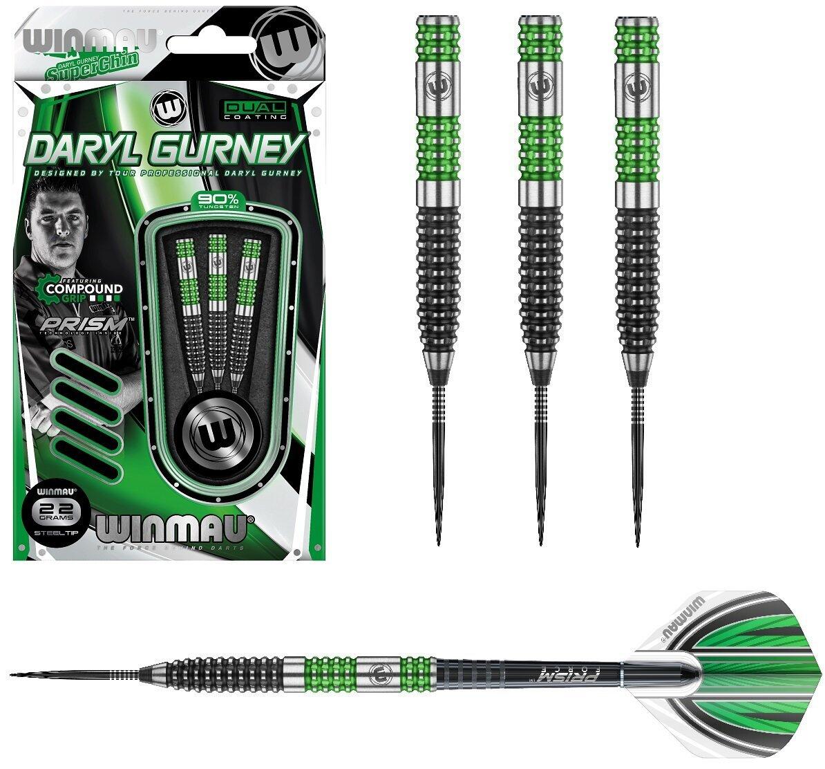 WINMAU Dardos Daryl Gurney SE punta de acero 24gr