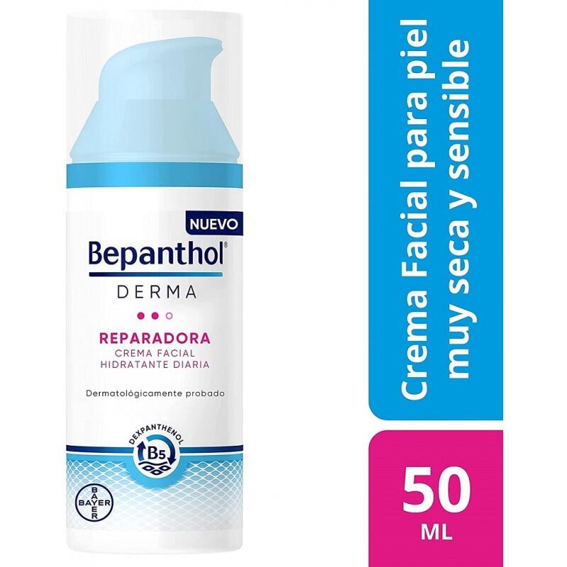 BEPANTHOL Derma Reparadora Crema Facial Hidratante Diaria 50ml 2/3