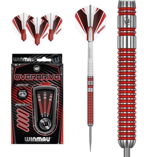 Overdrive steeltip dartpijlen 23gr