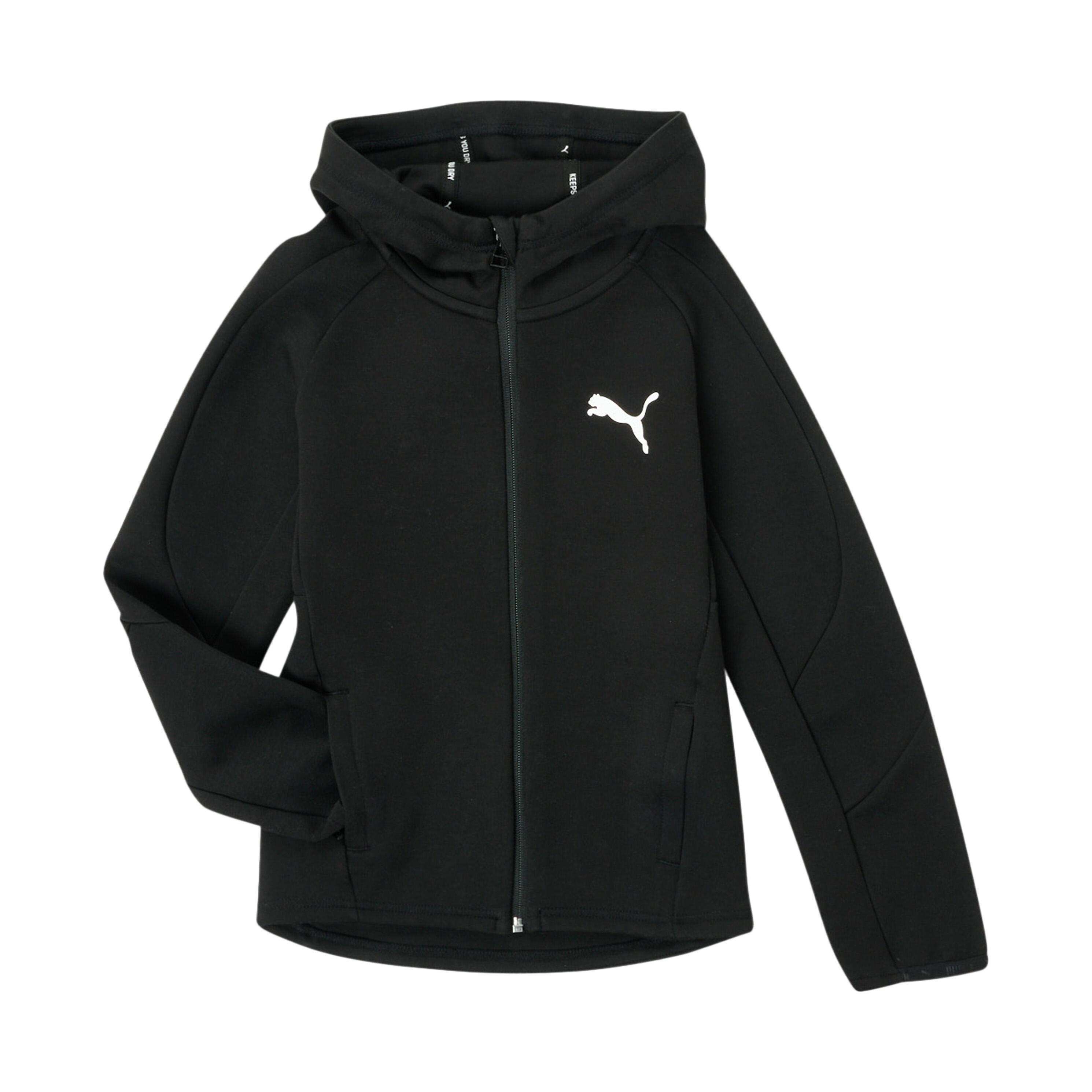 Puma - Veste Capuche Zip Enfant  Puma Evostripe Hoodie - Pull - Noir - 12 À 14 Ans - Decathlon